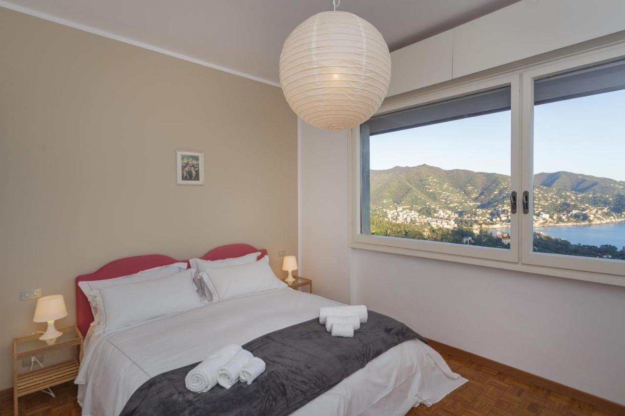 Casa Linda Vista Da Sogno, Piscina E Tennis Rapallo Extérieur photo