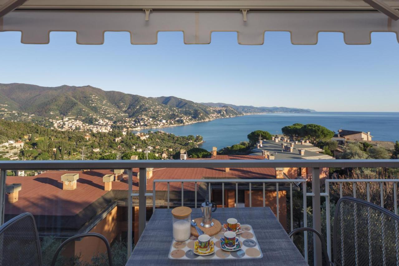 Casa Linda Vista Da Sogno, Piscina E Tennis Rapallo Extérieur photo